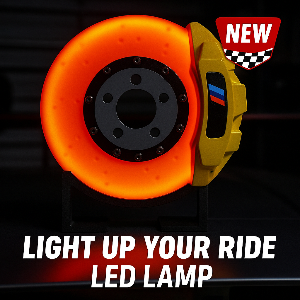 Lampe Veilleuse LED Racing – Disque de Frein Haute Performance "M"