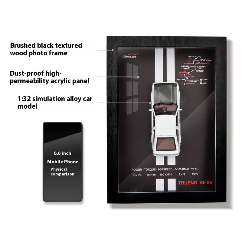 Supercar Display Frame – Miniature 1:32 en Cadre Prestige
