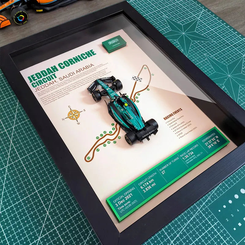 Cadre Circuit F1 Collector – Aston Martin AMR23 Fernando Alonso (1:43)