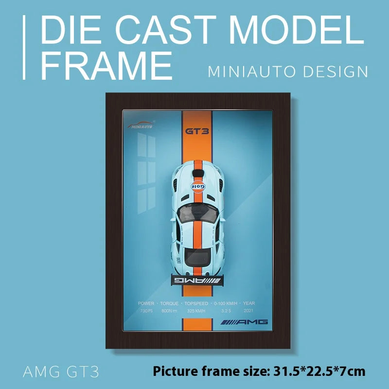 Supercar Display Frame – Miniature 1:32 en Cadre Prestige
