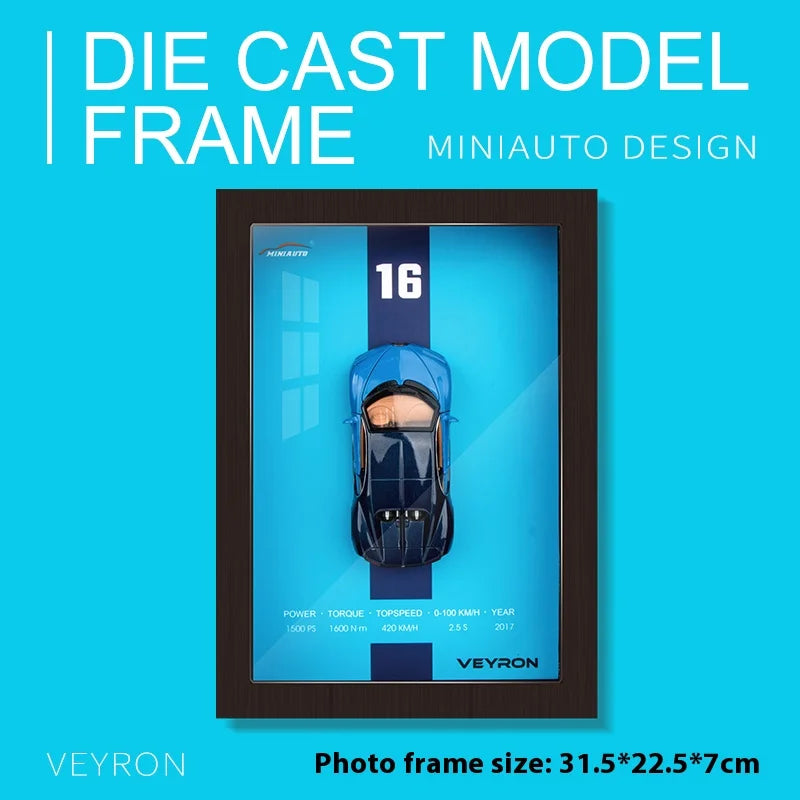Supercar Display Frame – Miniature 1:32 en Cadre Prestige