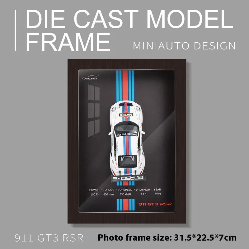 Supercar Display Frame – Miniature 1:32 en Cadre Prestige