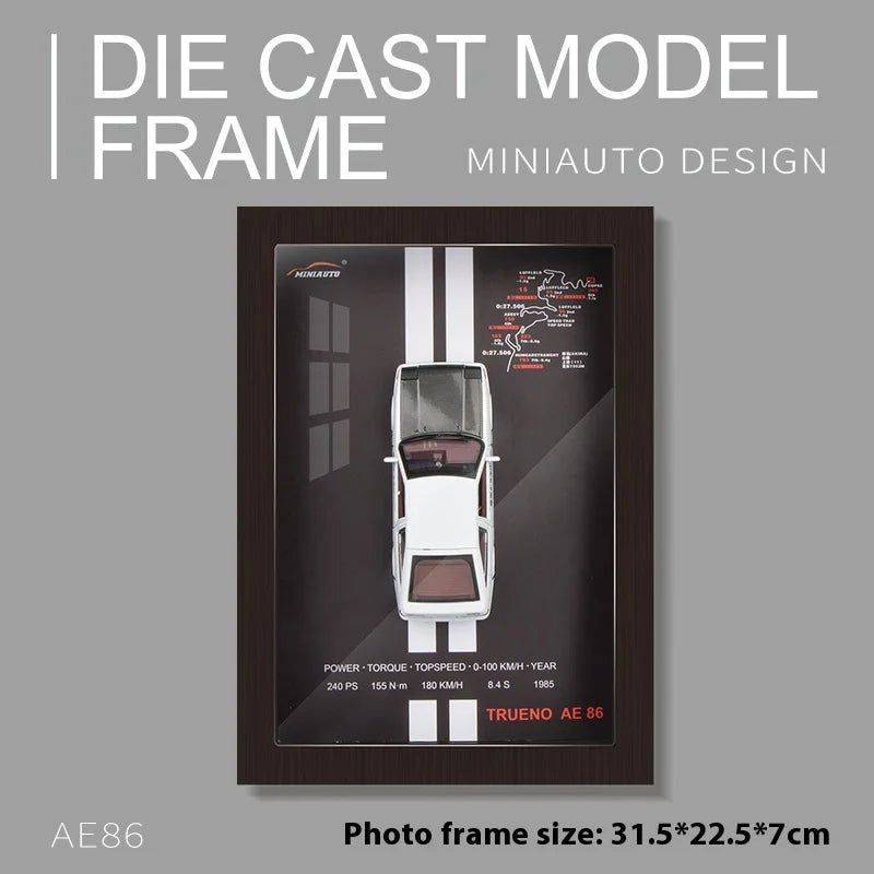 Supercar Display Frame – Miniature 1:32 en Cadre Prestige