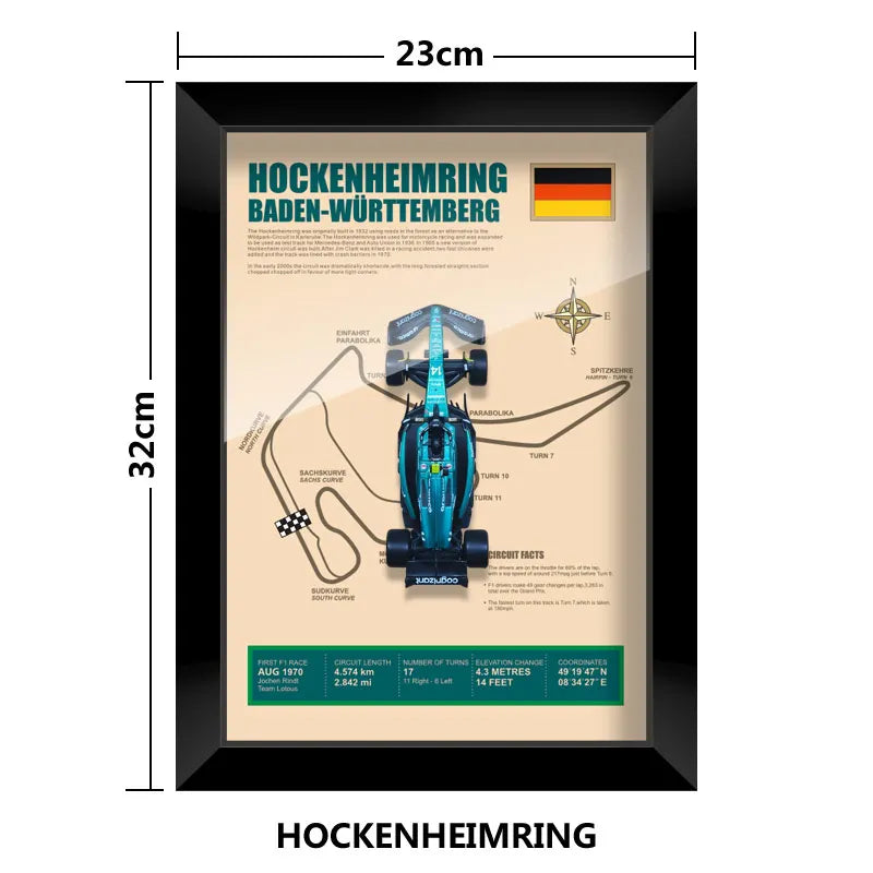 Cadre Circuit F1 Collector – Aston Martin AMR23 Fernando Alonso (1:43)
