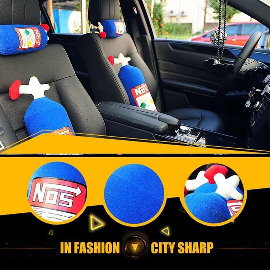 Coussin Appui-Tête Golden Apex – Edition NOS Racing